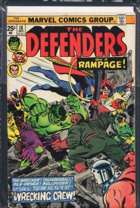 The Defenders #18 (1974) The Defenders [Key Issue]