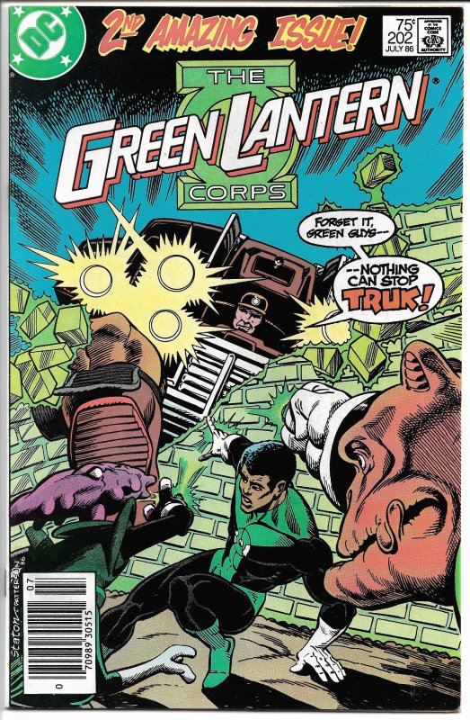 Green Lantern 202 - Silver Age - July 1986 (VF-)