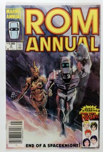 Rom Annual #3 (1984) NEWSSTAND, Unnamed cameo app of Sam Guthrie