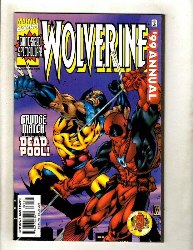 Wolverine 1999 Annual NM 1st Print Marvel Comic Book Deadpool X-Men X-Force HY1