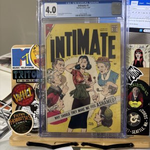 Intimate #1 CGC 4.0 Charlton 1957