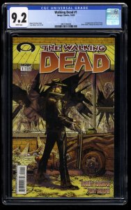 Walking Dead #1 CGC NM- 9.2 White Pages 1st Rick Grimes!