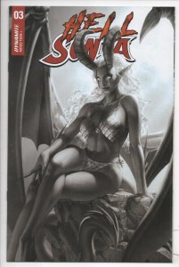HELL SONJA #3 G, NM-, 2022, Red, Yoon, Dynamite
