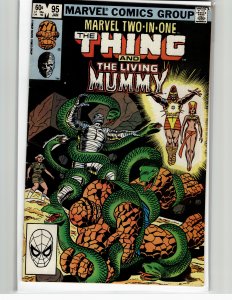 Marvel Two-in-One #95 (1983) The Living Mummy
