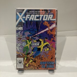 X-Factor #1 (Marvel Comics 1985) 1st team appearance X-Factor! Baptism of Fire