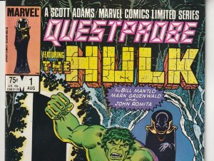 Questprobe # 1  Alien seeks the power of the HULK !