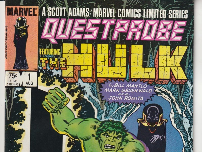 Questprobe # 1  Alien seeks the power of the HULK !
