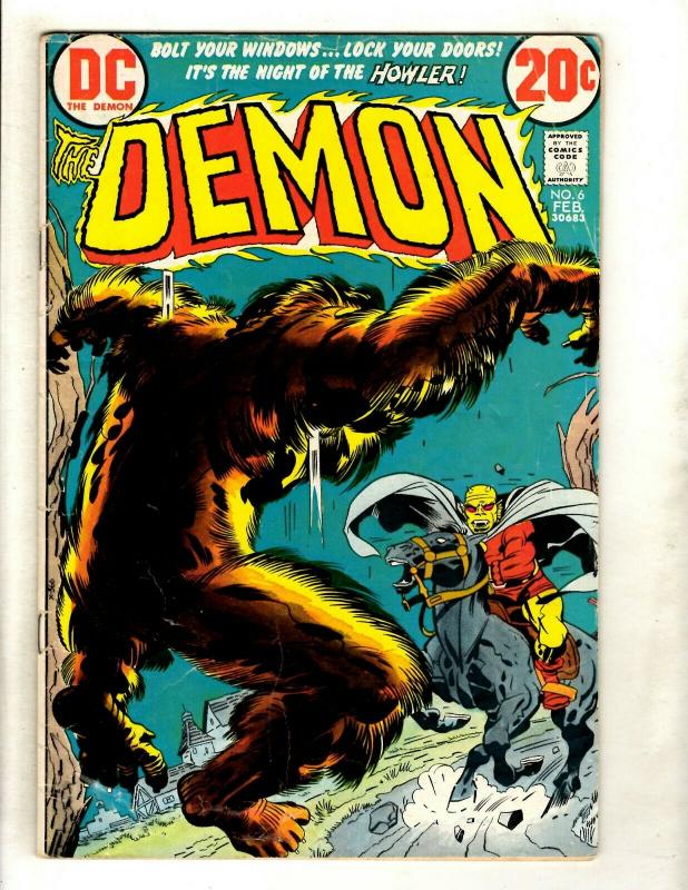 Lot Of 4 The Demon DC Comic Books # 6 FN 10 VG 12 VG 13 FN Jack Kirby GK5