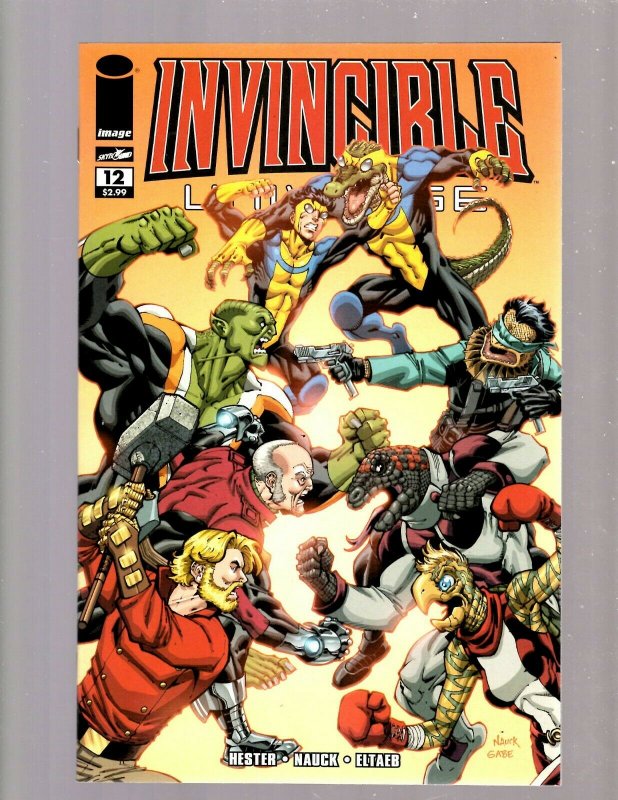 Lot Of 12 Invincible Universe Image Comic Books # 1 2 3 4 5 6 7 8 9 10 11 12 RP4