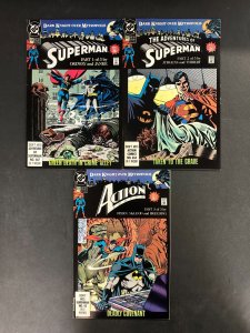 Superman Dark Knight Over Metropolis (1990) #1-3 Complete FN/VF (7.0) Set