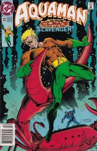 Aquaman #13 Newsstand Cover (1991-1992) DC Comics