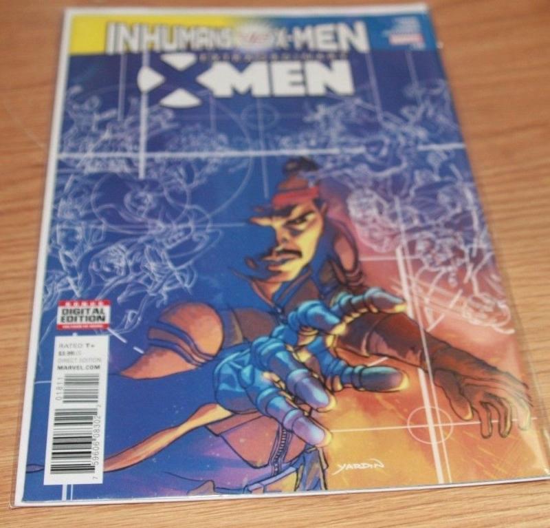 Extraordinary X-Men #18 (March 2017, Marvel) old man logan inhumans vs xmen