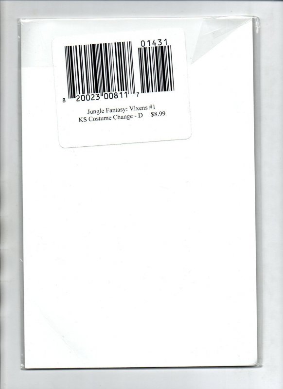 Jungle Fantasy: Vixens #1 Kickstarter Costume Change D variant - 2016 - NM