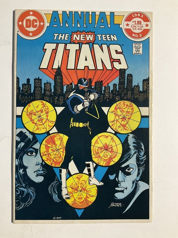 NEW TEEN TITANS ANNUAL 2 1ST VIGILANTE NM- NEAR MINT- DC COMICS