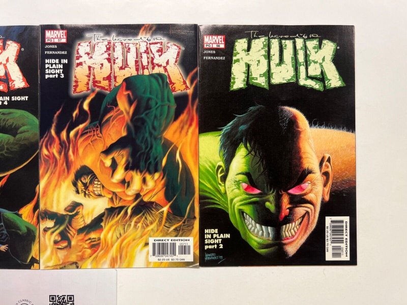 4 Hulk Marvel Books # 56 57 58 59 Iron Man Avengers Defenders Thor 82 JS42