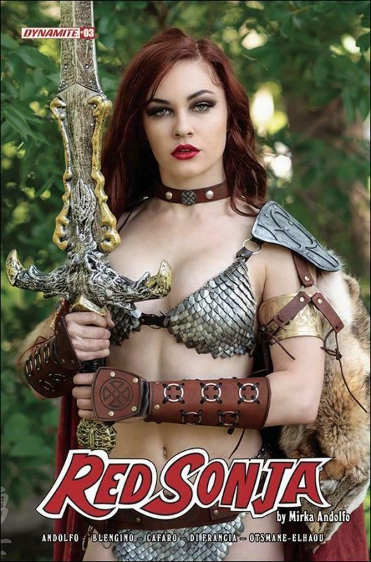 Red Sonja (Dynamite, Vol. 6) #3E VF/NM; Dynamite | cosplay photo variant - we co