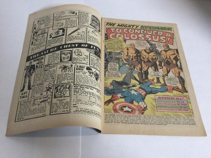 Avengers 37 Vg+ Very Good+ 4.5 Marvel Comics Silver Age