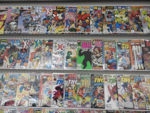 Huge Lot 160+ Comics W/ Spider-man, Hulk, Thor, Avengers+ Avg VF- Condition!