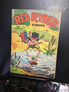 Red Ryder Comics #41 (1946) Little beaver cover, great back photo cover! FN+ Wow