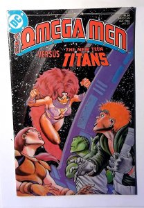 Omega Men #34 1986 DC Starfire Nightwing Jericho Auron Blackfire 1st Print Comic