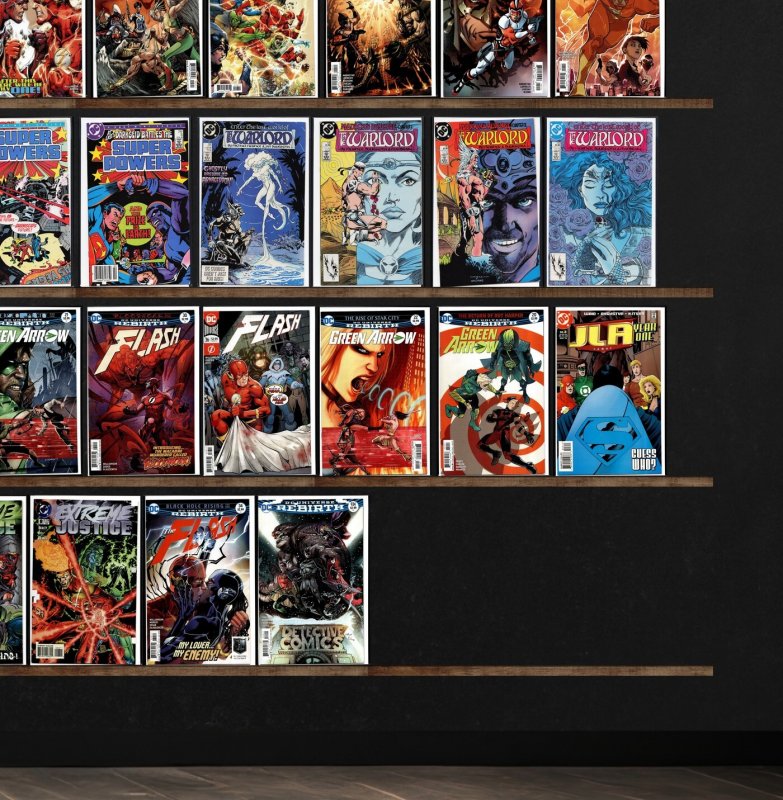 Huge Lot 140+ Comics with The Flash, Green Arrow, Warlord & More!