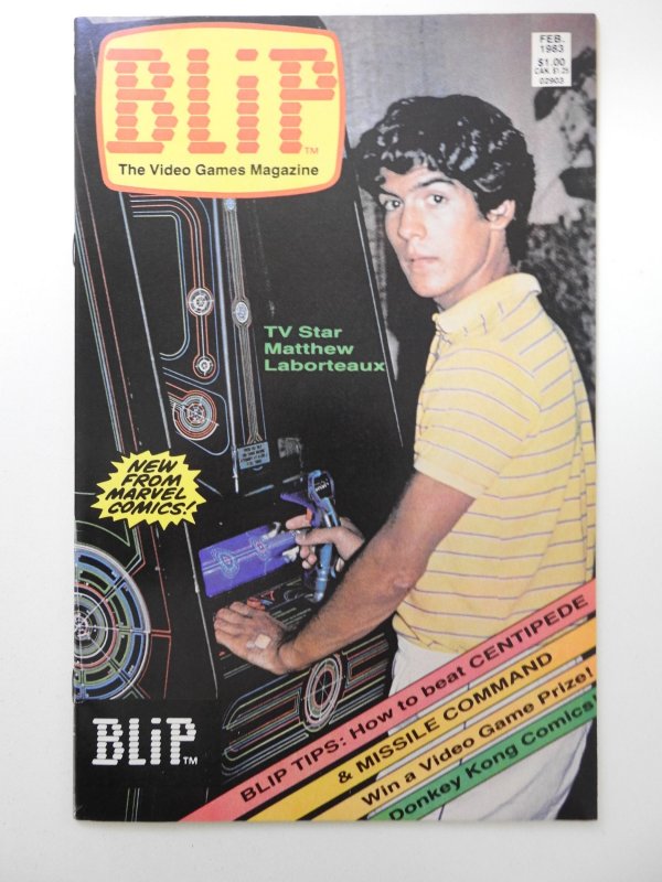 Blip #1 (1983) HTF Gaming Comic 80's Nostalgia! Beautiful NM- Condition!