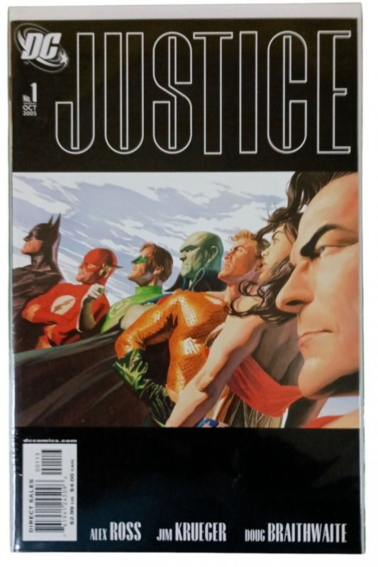 Justice #1-12 + Variants 16 Issue Lot Run Alex Ross DC Comics 2005-2007 VF
