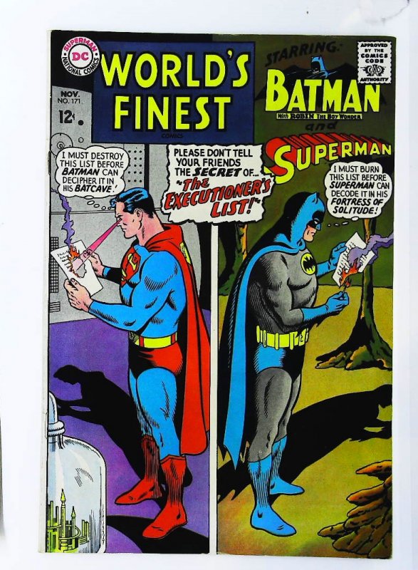 World's Finest Comics #171, VF- (Actual scan)