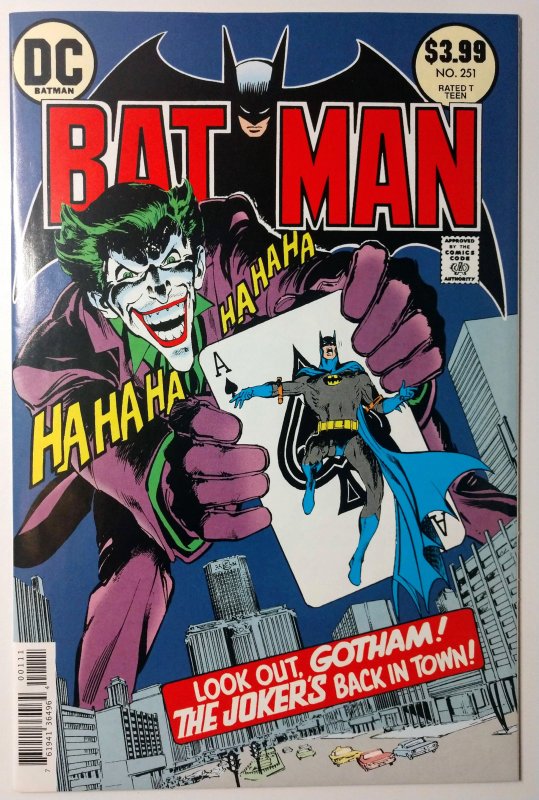 Batman #251 (9.4, 2019) Facsimile, COVER ART BY NEAL ADAMS