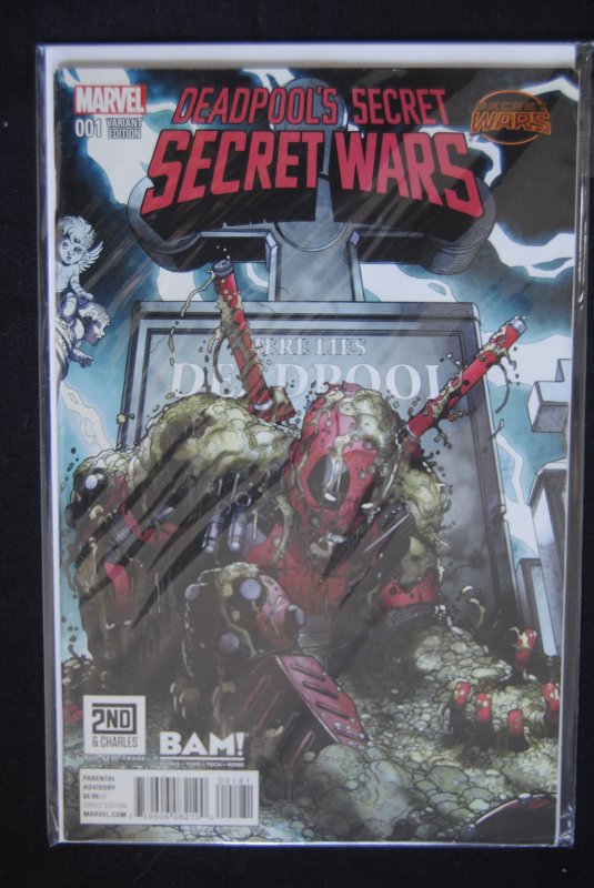 Deadpool's Secret, Secret War 1, Variant Edition, Rare