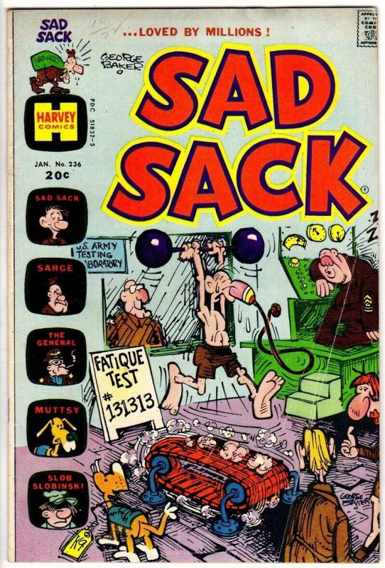 SAD SACK  (1949-1982) 236 VG-  Jan. 1974