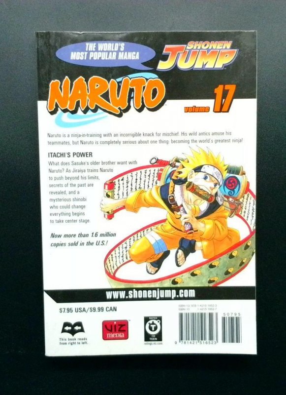 Naruto #17, Shonen Jump Manga, Viz Media