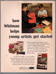 Walt Disney's Annual 1966-Mickey Mouse-Pinocchio-puzzles-games-unused-VG+