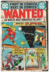 Wanted, The World's Most Dangerous Villains #1 (1972)