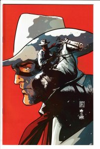 The Lone Ranger #1 Set of Four Covers Red,Virgin Red,Alex Ross Negative And Red.