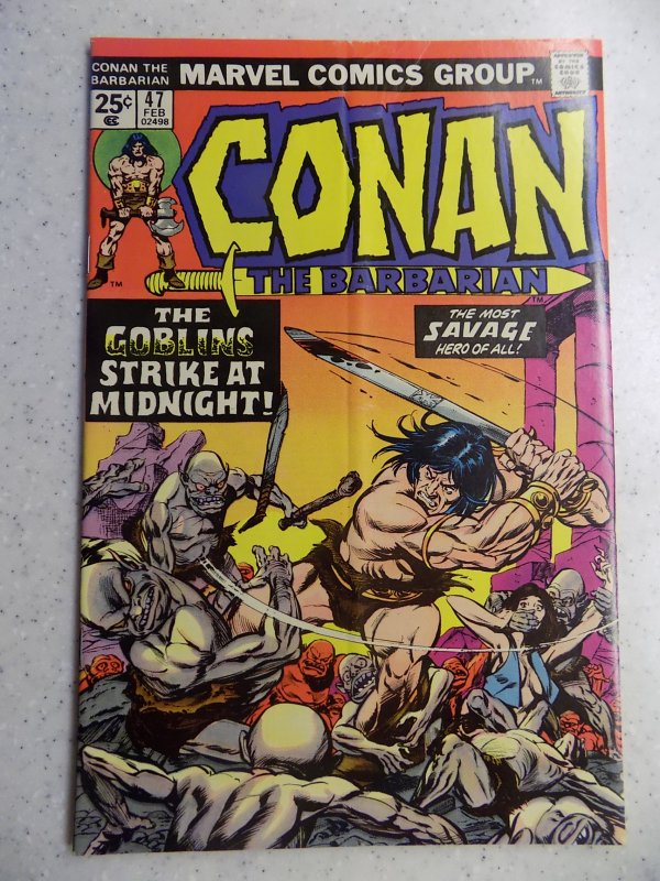 CONAN THE BARBARIAN # 47 MARVEL SUB CREASE SAVAGE SWORD FANTASY