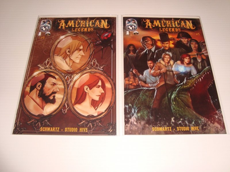 AMERICAN LEGENDS 1-5 plus 1:5 RETAILER INCENTIVE VARIANT (2014)