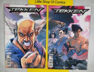 Tekken #1 2 3 4 1-4 Complete Set Andie Tong Variant 2017 Titan Comics Blood Feud