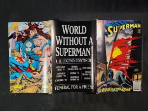 Superman 2PC #75 - KEY / Newstand & Direct Edition (9.0/9.2) 1993