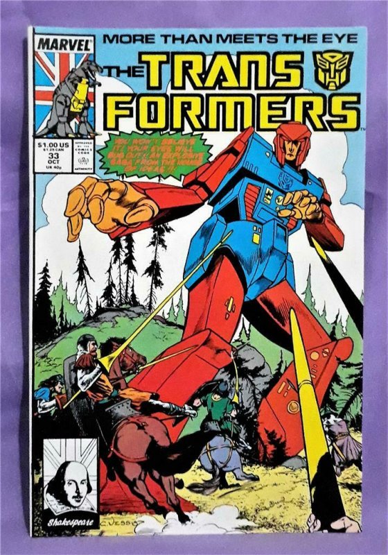 Steve Parkhouse TRANSFORMERS #33 John Ridgeway (Marvel, 1988)!