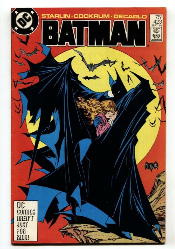 BATMAN #423 1988- 2nd print- Todd McFarlane COVER DC -  VF-