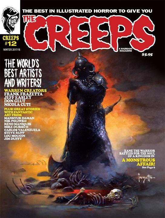 THE CREEPS, NEW!  SET OF #1 - #12 MAGAZINES, CREEPY EERIE STORIES & ART