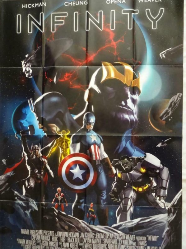 INFINITY Promo Poster, 24 x 36, 2013, MARVEL Thanos Unused more in our store 300 