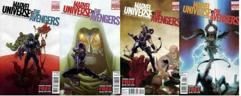 MARVEL UNIVERSE VS AVENGERS (2012) 1-4 Hawkeye, Dr Doom COMICS BOOK