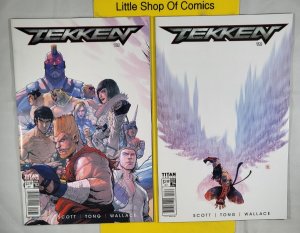 Tekken #1 2 3 4 1-4 Complete Set Andie Tong Variant 2017 Titan Comics Blood Feud