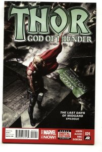 THOR: GOD OF THUNDER #24 1st BLACK GALACTUS 2013 comic book Marvel-NM-