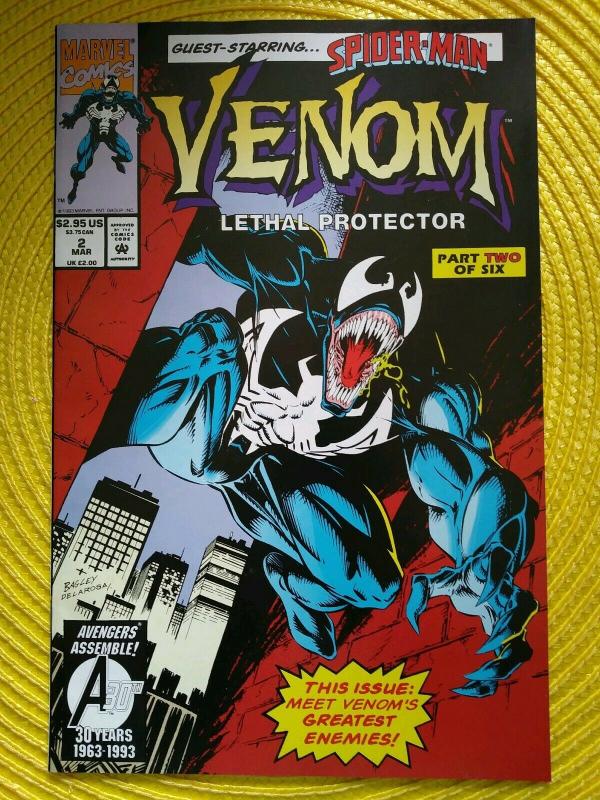 Venom: Lethal Protector #2 Marvel (1993) Spider-Man (unread copy)