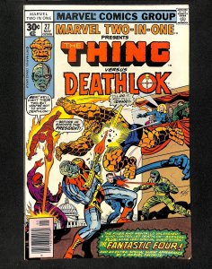 Marvel Two-In-One #27 Thing vs. Deathlok!
