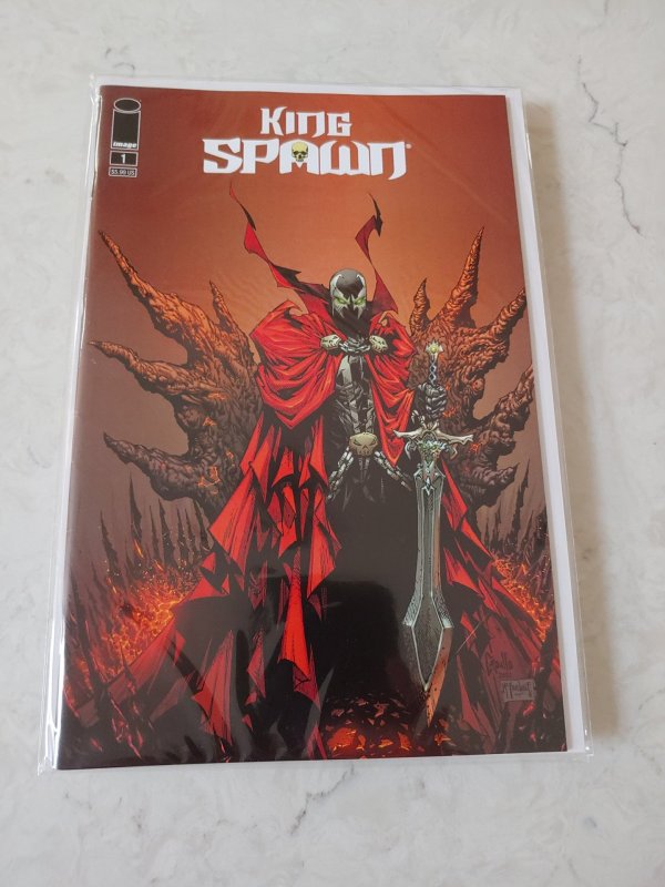 KING SPAWN #1 variant cover 1E Greg Capullo