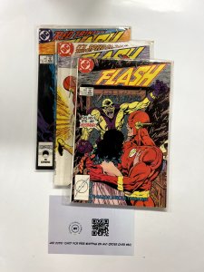 3 Flash DC Comic Books # 5 6 7 Batman Superman Wonder Woman Flash Robin 24 JS17